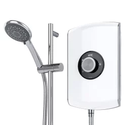 Triton Amore 8.5kW Electric Shower - Gloss White -Aqualisa Shop aspamo8gswht d3