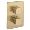 Crosswater Atoll/ Glide II Marvel Crossbox 1 Outlet Trim & Levers - Brushed Brass