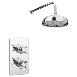 Victorian Plumbing Astoria Traditional Concealed Shower Valve Inc. 8" Head With Arm 11 Victorian Plumbing Astoria Traditional Concealed Shower Valve Inc. 8" Head With Arm -Aqualisa Shop atcsv8h nd1
