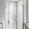 Urlington Bathroom Burlington Avon Thermostatic Two Outlet Exposed Shower Valve, Rigid Riser & Kit With Fixed Head -Aqualisa Shop avon2 d1
