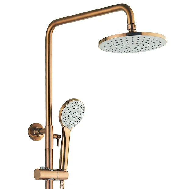 Arezzo Round Thermostatic Shower - Brushed Bronze 6 Arezzo Round Thermostatic Shower - Brushed Bronze - Image 4