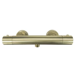Arezzo Brushed Brass Round Bar Shower Valve Incl. Slide Rail Kit With Pencil Handset -Aqualisa Shop azbvp80bb d2