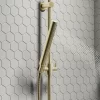 Arezzo Brushed Brass Round Bar Shower Valve Incl. Slide Rail Kit With Pencil Handset 2 Arezzo Brushed Brass Round Bar Shower Valve Incl. Slide Rail Kit With Pencil Handset -Aqualisa Shop azbvp80bbnd5