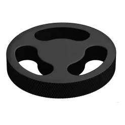 Arezzo Matt Black Industrial Style Round Modern Twin Concealed Shower Valve -Aqualisa Shop azmbiv1d1