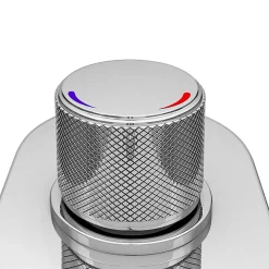 Arezzo Chrome Industrial Style Push Button Shower Valve (1 Outlet)