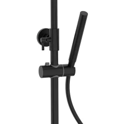 Arezzo Deluxe Cool Touch Round Thermostatic Shower (300mm Head - Matt Black) -Aqualisa Shop azr2ct d3