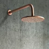 Arezzo Rose Gold Round Shower System (Twin Valve With Diverter, Wall Mounted Head + Handset) -Aqualisa Shop azrgspk5detail5