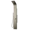 Arezzo Shower Tower Panel - Stainless Steel (Thermostatic) -Aqualisa Shop azstp5ss d7