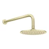 Arezzo Brushed Brass Round Shower System (Fixed Head, Handset + Integrated Parking Bracket) -Aqualisa Shop azsvhbbpkd4