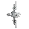 Bayswater White Triple Exposed Thermostatic Shower Valve -Aqualisa Shop bays112 l