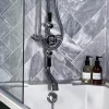 Bayswater Black Triple Exposed Thermostatic Shower Valve -Aqualisa Shop bays412 d1