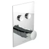 BagnoDesign M-Line Diffusion Chrome 2 Outlet Thermostatic Shower Valve -Aqualisa Shop bdmmlit302cp l