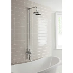 Crosswater - Belgravia Thermostatic Shower Valve With Fixed Head & Bath Spout 11 Crosswater - Belgravia Thermostatic Shower Valve With Fixed Head & Bath Spout -Aqualisa Shop bel bsm d2