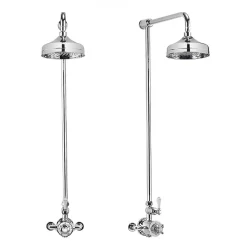Crosswater - Belgravia Thermostatic Shower Valve With Fixed Head -Aqualisa Shop bel shower d1