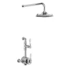 Urlington Bathroom Burlington Stour Thermostatic Exposed Single Outlet Shower Valve With Fixed Shower Head -Aqualisa Shop bf1sv16 l