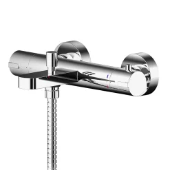 Nuie Binsey Wall Mounted Thermostatic Bath Shower Mixer