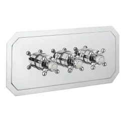 Crosswater - Belgravia Crosshead Triple Thermostatic Shower Valve With 3 Way Diverter - Landscape