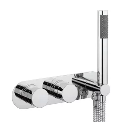 Crosswater - Central Wall Mounted Thermostatic Shower Valve With Handset -Aqualisa Shop ce1701rc l