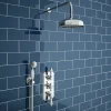 Chatsworth 1928 Traditional Triple Concealed Thermostatic Shower Valve -Aqualisa Shop chtsv63 d3