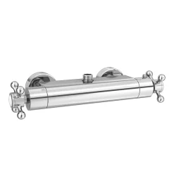 Chatsworth Traditional Crosshead Top Outlet Thermostatic Bar Shower Valve Inc. Rigid Riser Kit -Aqualisa Shop chxbvrr d1