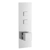 Hudson Reed Ignite Square Two Outlet Push-Button Thermostatic Shower Valve Chrome -Aqualisa Shop cpb3311 l