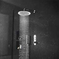 Hudson Reed Revolution Industrial Two Outlet Push-Button Shower Valve