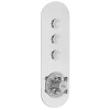 Hudson Reed Topaz Traditional Three Outlet Push-Button Shower Valve -Aqualisa Shop cpb5312 l