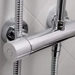 Bristan Carre Exposed Fixed Head Bar Shower With Diverter + Kit -Aqualisa Shop crshxdivffc d1