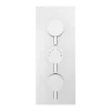 Cruze Bathroom Cruze Round Triple Thermostatic Valve With Round Shower Head + Handset -Aqualisa Shop crttvrsh n d3