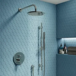 Cruze Bathroom Cruze Modern Concealed Manual Shower Valve With Diverter - Chrome 7 Cruze Bathroom Cruze Modern Concealed Manual Shower Valve With Diverter - Chrome -Aqualisa Shop crzmsvd detail1