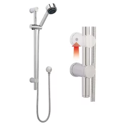 Cruze Bathroom Cruze Shower Package Inc. Valve, Slider + Overflow Filler -Aqualisa Shop crzpk3 detail2