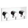 Crosswater - Design Triple Concealed Thermostatic Shower Valve -Aqualisa Shop de2001rc l