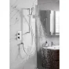 Crosswater Dial Kai Lever 1 Control Shower Valve With Pier Shower Kit -Aqualisa Shop dialkai18 d1