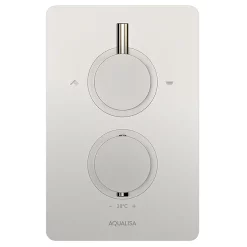 Aqualisa Dream Round Thermostatic Mixer Shower With Adjustable And Wall Fixed Heads