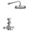 Chatsworth 1928 Twin Exposed Thermostatic Shower Pack (inc. Valve, Elbow + Fixed Shower Head) -Aqualisa Shop egly24vpk1 d6
