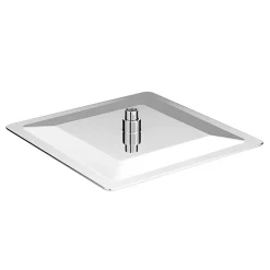 Milan Bathroom Milan Square Push-Button Concealed Shower Valve With 300x300mm Shower Head + Curved Arm -Aqualisa Shop egpb01spk1 d2