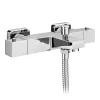 Milan Bathroom Milan Square Wall Mounted Thermostatic Bath Shower Mixer Valve