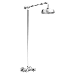 Chatsworth Thermostatic Shower Bar Valve With Rigid Riser & Fixed Head -Aqualisa Shop egtck11 detail1