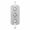 Trafalgar Traditional Triple Concealed Thermostatic Shower Valve -Aqualisa Shop esv63 n d7