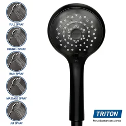 Triton Danzi DuElec 9.5kw Electric Shower - Black 12 Triton Danzi DuElec 9.5kw Electric Shower - Black -Aqualisa Shop gedadu93 d3