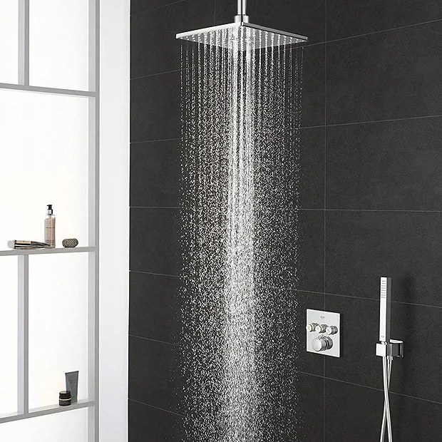 Grohe Grohtherm Smartcontrol Perfect Shower With Ceiling Mounted 310 Cube Shower Head 4 Grohe Grohtherm Smartcontrol Perfect Shower With Ceiling Mounted 310 Cube Shower Head - Image 2
