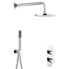 Crosswater Central Chrome 2 Outlet 2-Handle Shower Bundle