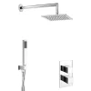 Crosswater Water Square 2 Outlet 2-Handle Shower Bundle -Aqualisa Shop gtlwsq01 l