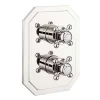 Crosswater Belgravia Nickel Crossbox 3 Outlet Trim Set