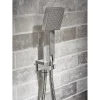 Triton HOME Digital Mixer Shower Pumped All-in-One With Square Fixed Head & Outlet Elbow Handset Holder (Low Pressure Gravity)