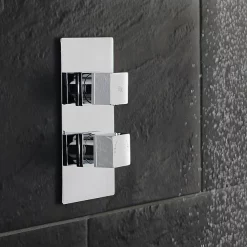 Hudson Reed Kubix Concealed Twin Shower Valve With Diverter