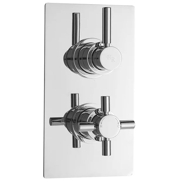 Hudson Reed Tec Pura Concealed Twin Shower Valve With Built-in Diverter 3 Hudson Reed Tec Pura Concealed Twin Shower Valve With Built-in Diverter