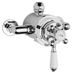 Hudson Reed Traditional Dual Exposed Thermostatic Shower Valve + Rigid Riser Kit -Aqualisa Shop hudsonreedtraditionaldualexposedthermostaticshowervalveincrigidriserkitd1
