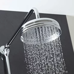 Hudson Reed Traditional Exposed Shower Valve, Riser Kit, Diverter & Shower Rose -Aqualisa Shop hudsonreedtraditionalexposedshowervalveriserkitdivertershowerrosed1