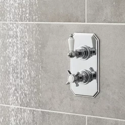 Nuie Edwardian Twin Concealed Thermostatic Shower Valve